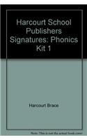 Harcourt School Publishers Signatures: Phonics Kit 1