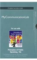 NEW MyLab Communication without Pearson eText -- Standalone Access Card -- for Principles of Public Speaking: (English)