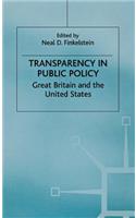 Transparency in Public Policy