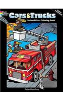 Cars & Trucks Stained Glass Coloring Book