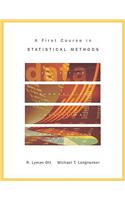 A First Course in Statistical Methods