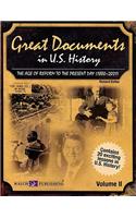Great Documents in U.S. History Volume II