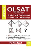 Olsat Practice Test Grade 5 (6th Grade Entry) & Grade 4 (5th Grade Entry)-Level E-Test 1