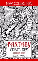 Fantasy Creatures Coloring Book