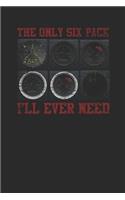 The Only Six Pack I'll Ever Need: Graph Paper Notebook (6" x 9" - 120 pages) Aviation Themed Notebook for Daily Journal, Diary, and Gift