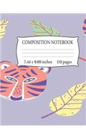Composition Notebook 7.44 x 9.69 Inches 110 pages