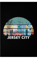 Jersey City: 6x9 Inch Travel Size 110 Blank Lined Pages.