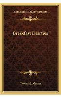 Breakfast Dainties