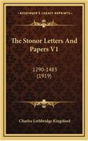 The Stonor Letters and Papers V1: 1290-1483 (1919)