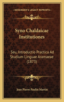 Syno Chaldaicae Institutiones