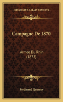 Campagne De 1870