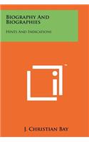 Biography and Biographies
