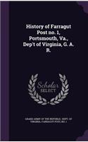 History of Farragut Post no. 1, Portsmouth, Va., Dep't of Virginia, G. A. R.