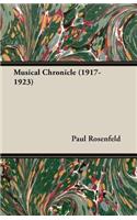 Musical Chronicle (1917-1923)