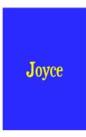 Joyce - Blue Notebook / Journal / Extended Lined Pages / Soft Matte Cover: An Ethi Pike Collectible: Custom/Personalized Names