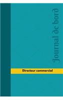 Directeur commercial Journal de bord: Registre, 100 pages, 15,24 x 22,86 cm