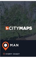 City Maps Man Ivory Coast