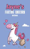 Jayne's Farting Unicorn Notebook
