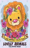Lovely Wild Animal Coloring Book