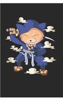Cat Ninja Notebook - Japan Fans Journal Planner: Manga Birthday Organizer For Men Women Kids Blank