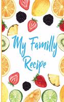 My family Recipes Journal