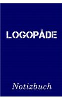 Logopäde Notizbuch: - Notizbuch mit 110 linierten Seiten - Format 6x9 DIN A5 - Soft cover matt -