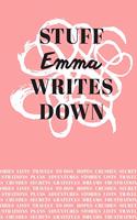 Stuff Emma Writes Down: Personalized Journal / Notebook (6 x 9 inch) with 110 wide ruled pages inside [Soft Coral]