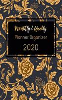 Monthly & Weekly Planner Organizer: Monthly and Weekly Planner Organizer: 1 Year Calendar Agenda Organizer Diary Planner