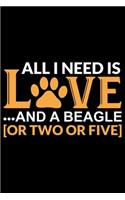All I Need Is Love And A Beagle