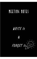 Meeting Notes