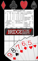 Bridge Score Sheets, Bridge Score Pad: 100 Bridge Game Score Sheets, Bridge Supplies, Bridge Accesories