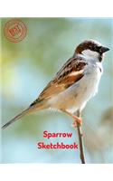 Sparrow Sketchbook: (Sketchbooks for Drawing)