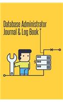 Database Administrator Journal & Log Book: 120-page Blank, Lined Writing Journal for Database Administrators (5.25 x 8 Inches / Yellow)