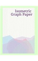 Isometric Graph Paper: Isometry Graph Paper Notebook for Drafting, Drawing and Designing - Lime Design