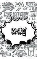 Craig: Personalized Drawl and Write Journal, Notebook Featuring 120 Lined Pages 6x9