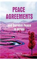 Peace Agreements and Durable Peace in Africa