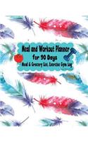 Meal and Workout Planner for 90 Days