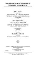 Oversight of the State Department