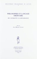 Philosophie Et Langage Ordinaire