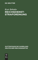 Reichsdienststrafordnung