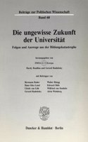 Die Ungewisse Zukunft Der Universitat