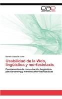 Usabilidad de La Web, Linguistica y Morfosintaxis