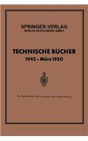 Technische Bücher 1945 -- März 1950