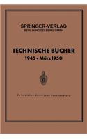 Technische Bücher 1945 — März 1950