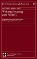 Wirkungsforschung Zum Recht IV