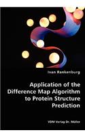 Application of the Difference Map Algorithm to Protein Structure Prediction