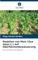 Reaktion von Mais (Zea mays L.) auf Oberflächenbewässerung
