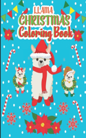 Llama Christmas Coloring Books