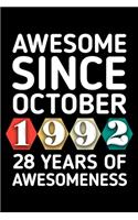 Awesome Since October 1992 - 28 Years of Awesomeness
