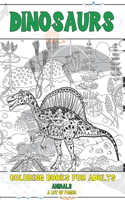 Coloring Books for Adults A Lot of pages - Animals - Dinosaurs